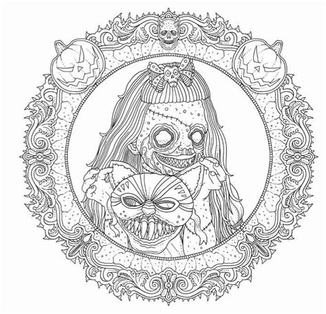 Printable Horror Image Coloring Page Download Print Or Color Online