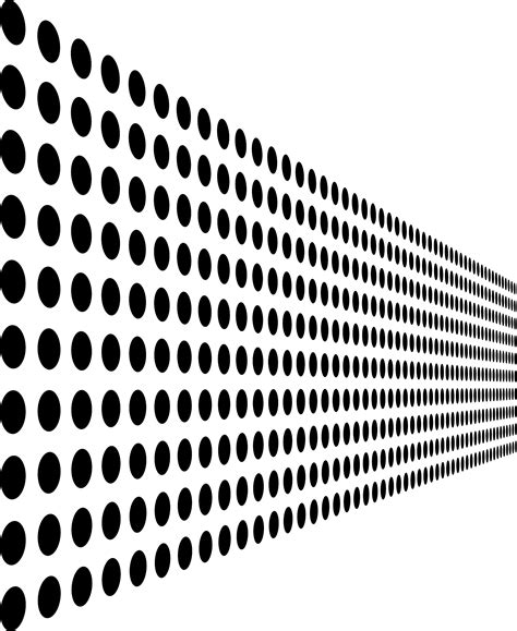 Clipart - Dots Perspective Vector