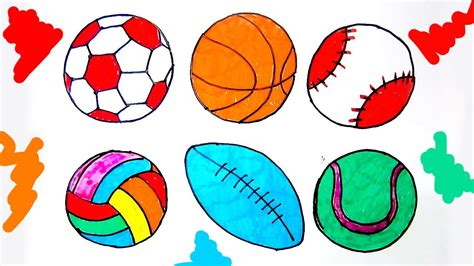 9 Best Ideas For Coloring Sports Balls Drawings