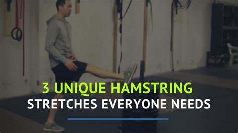 Unique Hamstring Stretches Everyone Needs Precision Movement