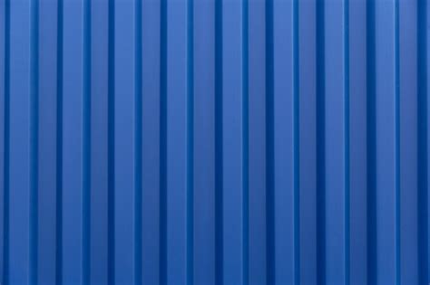Premium Photo Blue Stripe Steel Metal Sheet For Cargo Container Line
