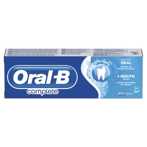 Οδοντόκρεμα Complete Mouth Wash And Whitening Oral B 75ml