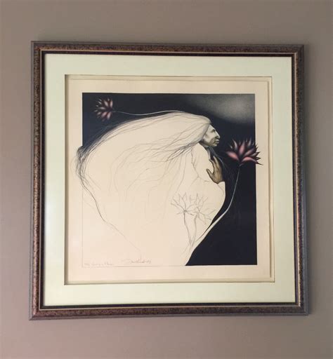Frank Howell Authentic Emerging Flowers Lithographed Signed