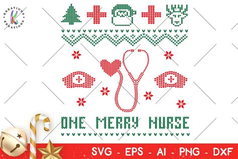 Christmas Sweater Svg Cut - Layered SVG Cut File - Populars Fonts