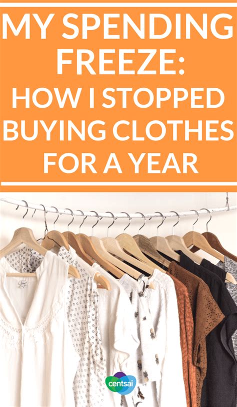 spending freeze how to stop buying clothes for a year