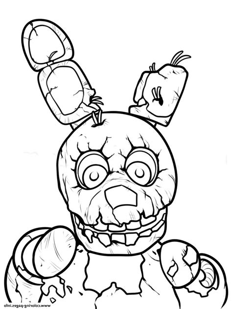 Cool Printable Five Nights At Freddys Coloring Pages 2022