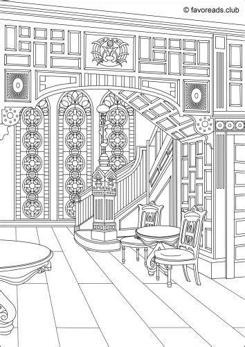 Make a coloring book with mansion house interior for one click. 27 best Interior Design// Coloring images on Pinterest ...