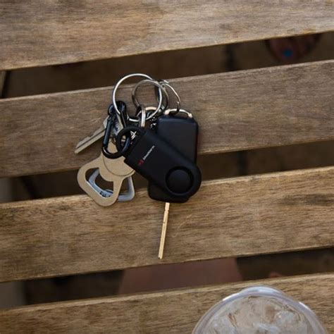 Portable Personal Security Alarm Set Of 2 Matte Black Matte Grey