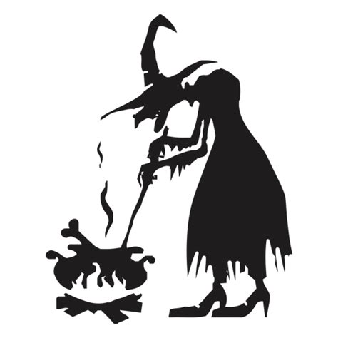 Witch and cauldron silhouette #AD , #sponsored, #Sponsored ...