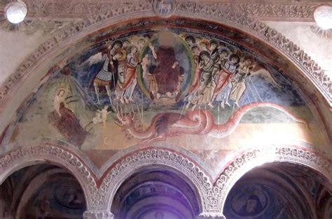 Escena Del Apocalipsis En La Abadía De San Pietro Al Monte Civate