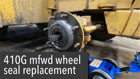 Replacing A John Deere 410g Front Wheel Seal On Mfwd Axle Youtube