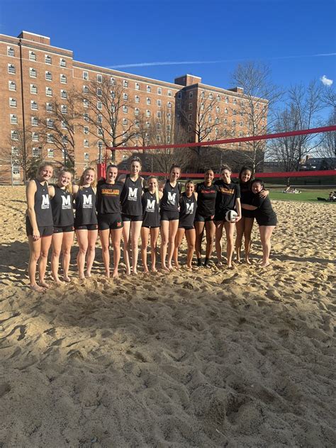 Maryland Volleyball On Twitter And In February Calls For Some Beach Volleyball
