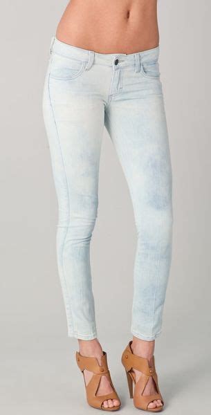 Siwy Hannah Slim Crop Jeans In Blue Lyst