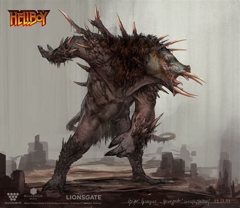 Hellboy Concept Art Alien Concept Art Beast Creature Creature