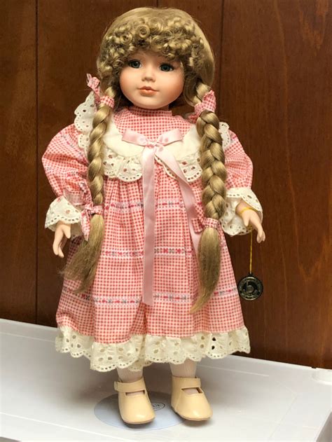 Brinns 1995 Collection Collectible Porcelain Doll Blonde Hair Etsy