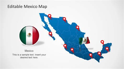 Editable Mexico Map Template For Powerpoint Slidemodel