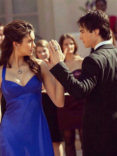 Damon E Elena Dança Damon Salvatore Vampire Diaries Delena Ian