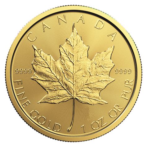 Royal Canadian Mint Canadian Gold Maple Leaf 1 Oz Coin Random Year