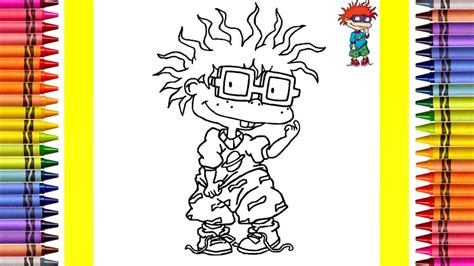 The Coloring Couple Presents Coloring Chuckie Finster From Rugrats
