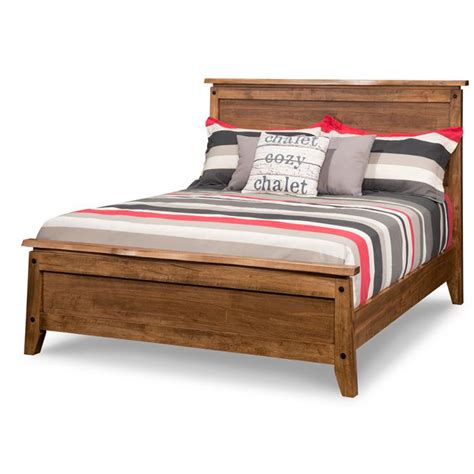 Usually, pricier pieces in a bedroom are the case goods such as the armoire and dresser. Pemberton Bed - Solid Rustic Wood Live Edge Bed I Home Envy