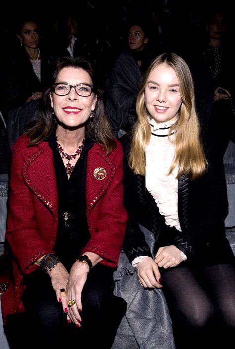 Princess Caroline Together With Her Youngest Daughter Princess