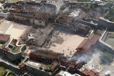 Fire Destroys 600 Year Old Shuri Castle Complex In Japan As Locals