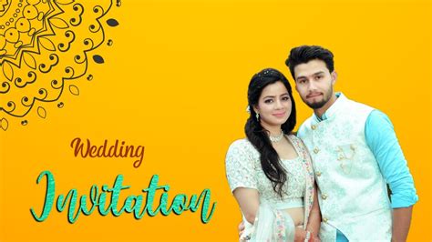 Wedding Invitation Abhishek Weds Aarti E Invitation By Hari Om