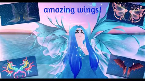 Showing Some Of The Many New Wings In Royale High Youtube