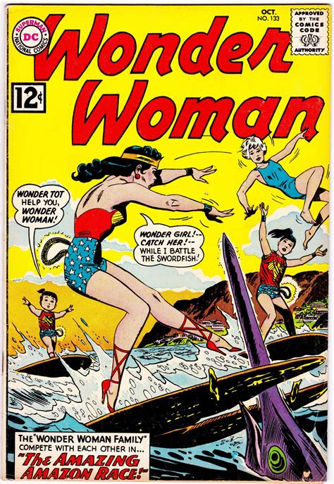 Wonder Woman 133 1st Series 1942 October 1962 DC Comics Grade VG F
