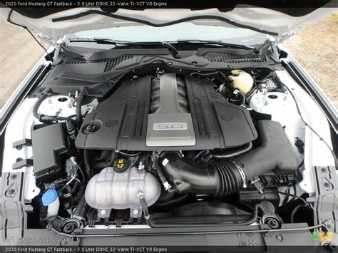 50 Liter Dohc 32 Valve Ti Vct V8 2020 Ford Mustang Engine