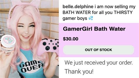 Belle Delphine Is Selling Her Bath Water So I Bought Some YouTube