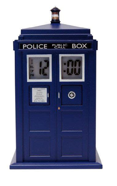 Requires 3x aaa batteries, not included. Doctor Who TARDIS Projection Alarm Clock | Projection ...