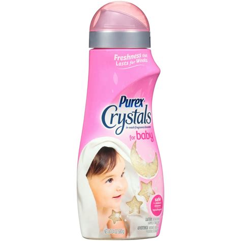 Purex Crystals For Baby In Wash Fragrance Booster 24 Oz Bottle