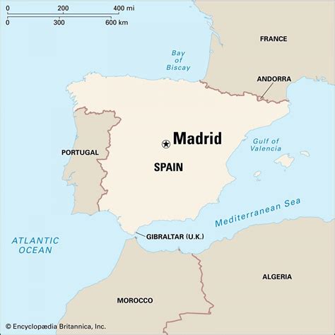 Map Of Spain Cities Major Cities And Capital Of Spain