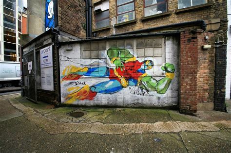 Anthony Lister Creates A New Street Piece In East London UK East