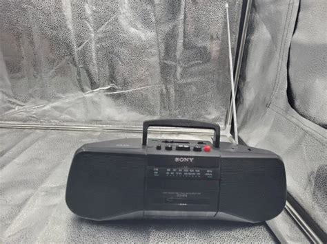 Sony Cfs B Cd Radio Cassette Boombox Tested Av Picclick