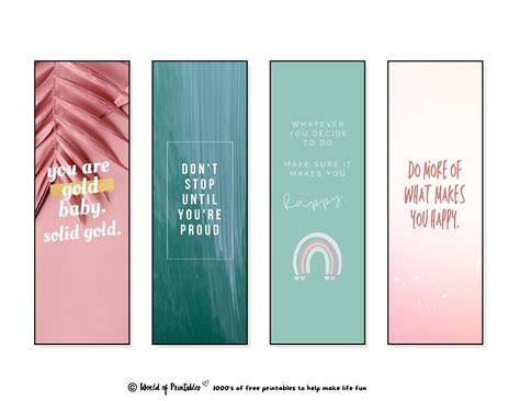 Free Printable Bookmarks To Brighten Up Your Books Pin By Hayaho On Diy Bookmarks Quotes