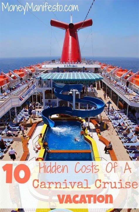 11 Hidden Costs On Carnival Cruises For New Cruisers Carnival Cruise
