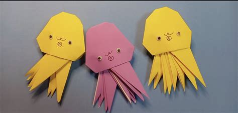문어 종이접기 Origami Octopus 종이접기 나쌤 종이접기 종이 예술 문어