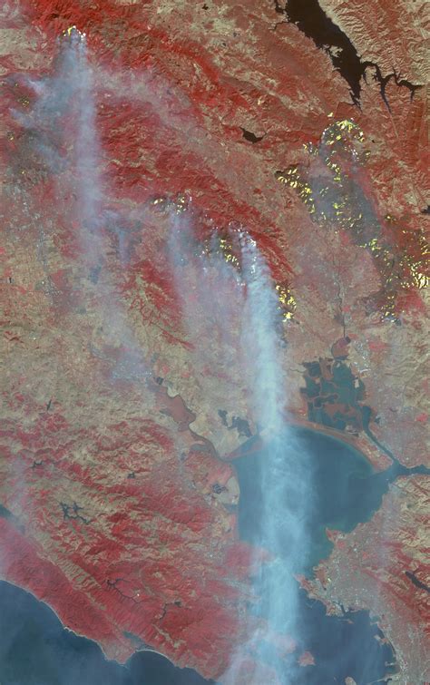 Nasa Satellite Captures Images Of Devastating California Wildfires