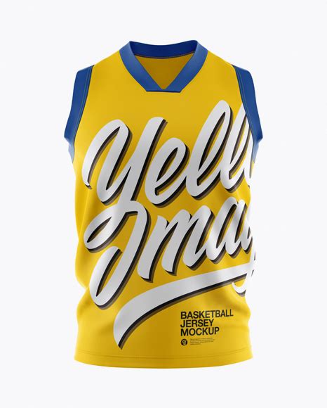 Updated new inclusion on 05/06/2021 free basketball mockup psd template Basketball Jersey Mockup - Front View in Apparel Mockups ...