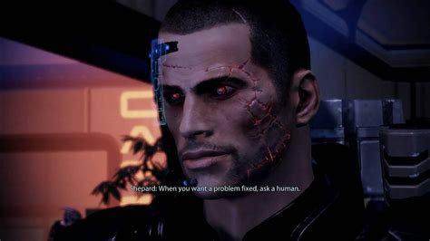 Mass Effect 2 Renegade Shepard Giving Lecture To An Asari Bitch Youtube
