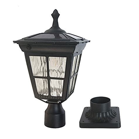 Kemeco St4311aq W Led Cast Aluminum Solar Post Light Fixture With 3