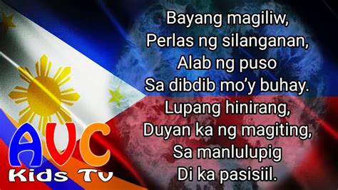 Philippine National Anthem Ang Pambansang Awit Ng Pilipinas Lupang