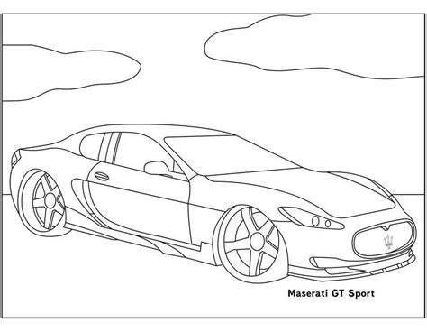 Maserati Logo Coloring Page Sketch Coloring Page