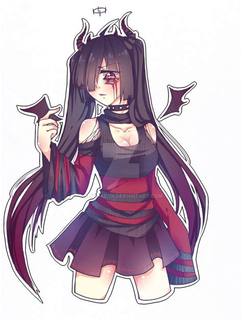 Anime Demon Png Cute Anime Demon Girl Clipart Large Size Png Image