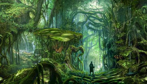 100 Jungle Encounters Dndspeak Fantasy Landscape Digital Art