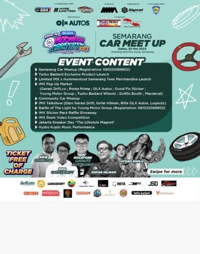 Olx Autos Imx 2023 Semarang Car Meetup 1 Indonesia Modification Expo