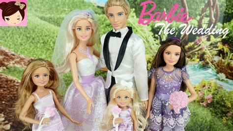 Barbie And Ken Get Married Doll Stories Barbie Wedding Playset Titi Toys Youtube