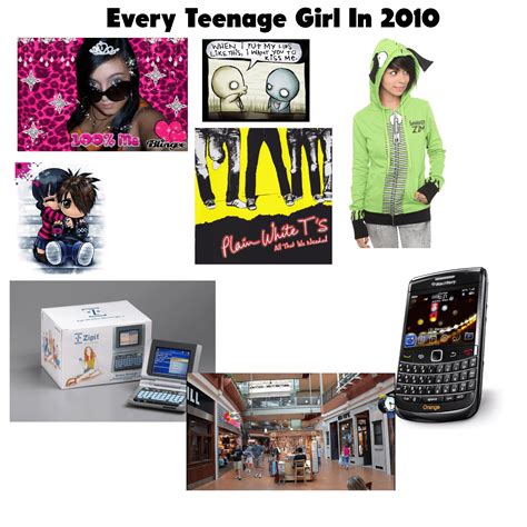 Every Teenage Girl In 2010 Starter Pack Rstarterpacks